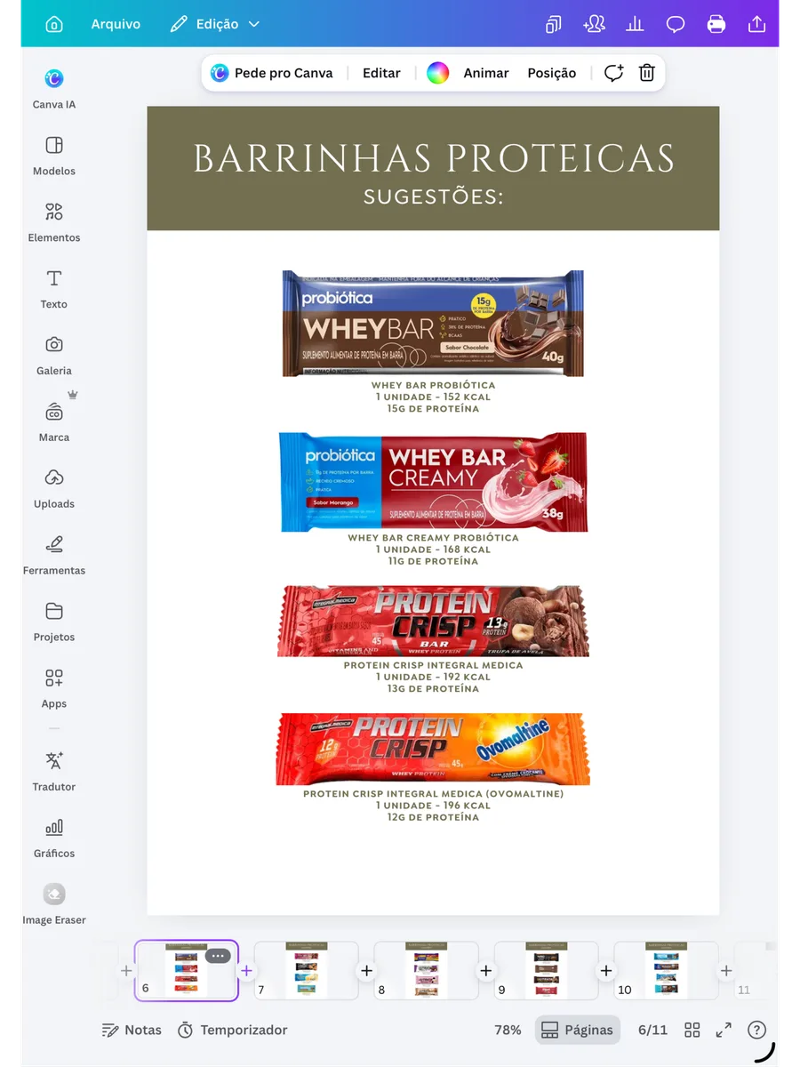 Barrinhas proteicas — página 4