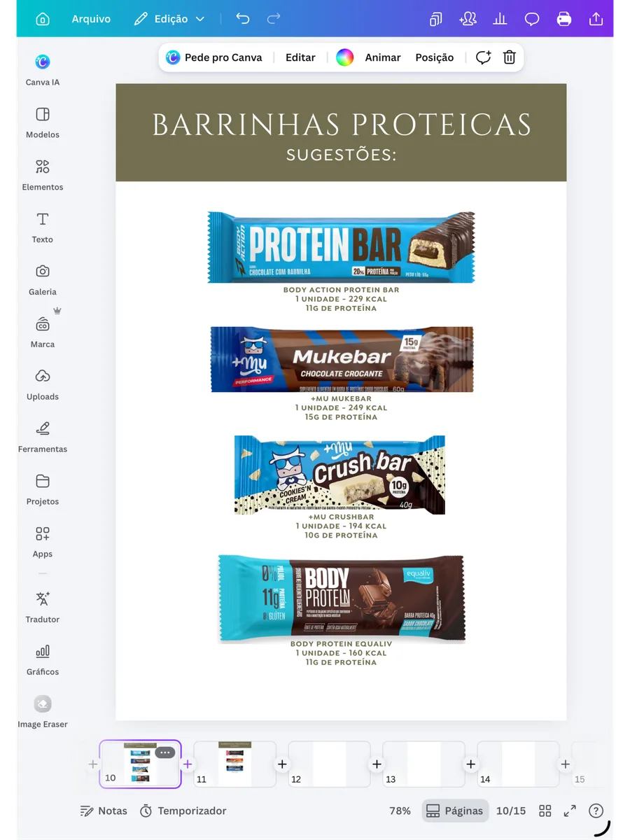 Barrinhas proteicas — página 8